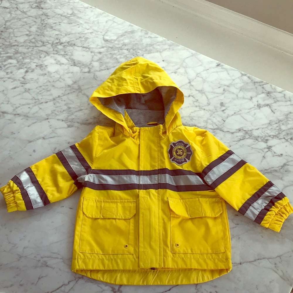 Adorable Yellow Fireman Rain Coat